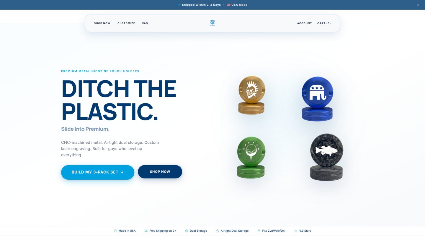 Slyde website preview