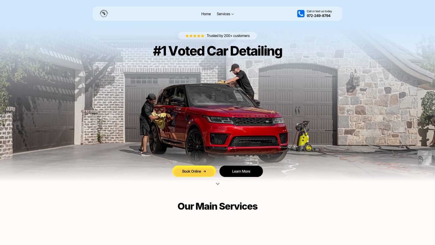 Weekend Ready Detail website preview